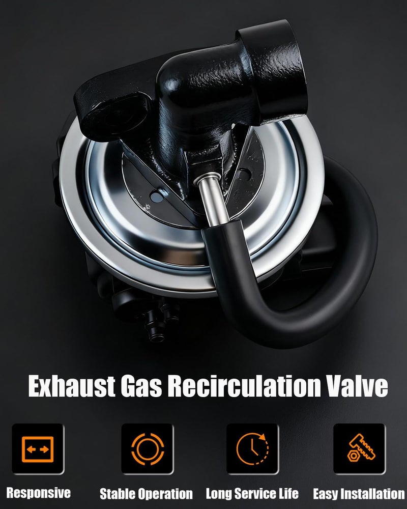 TINJO EGR Valve EGV1045 Fits for Ford 2005-2010 Mustang Base, EGR Valve Exhaust Gas Recirculation Valves Replace OE 226704 706219 2134449 19236280 2EGR0034 4F1970 5R3Z9D475AA 5R3Z9D475CA 5R3Z9D475DA CX2054 - Image 5